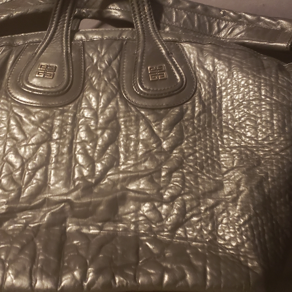 Givenchy Nightingale Satchel Waxed Leather Large Bag